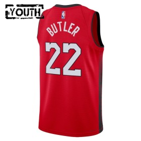 Maillot Basket Enfant Miami Heat Jimmy Butler 2024-25 Nike City Edition Rouge Swingman